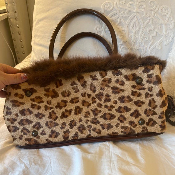 Bridget Shuster Bag- Cheetah And Fur - Picture 3 of 10